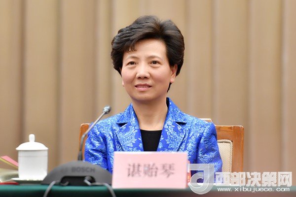 全國人大代表、貴州省委副書記、省長諶貽琴發(fā)言