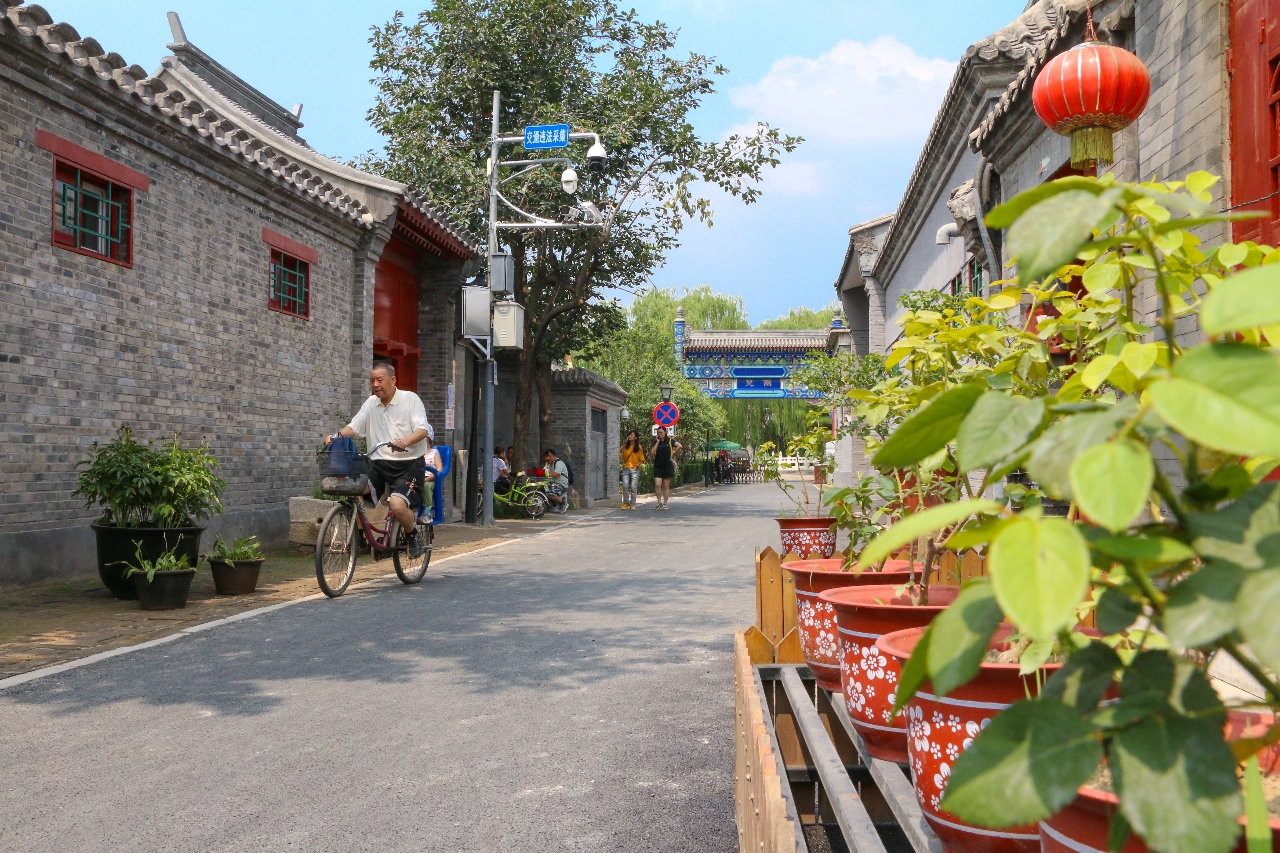 北京市南鑼鼓巷片區(qū)雨兒胡同（2019年7月25日攝）。 